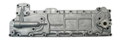 ฝาออยล์คูลเลอร์ ISUZU NPR 4BC2 4BDC2 4BD1T
