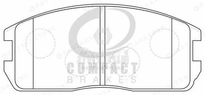 ผ้าดิสเบรค MITSUBISHI LANCER CHAMP1 DNA