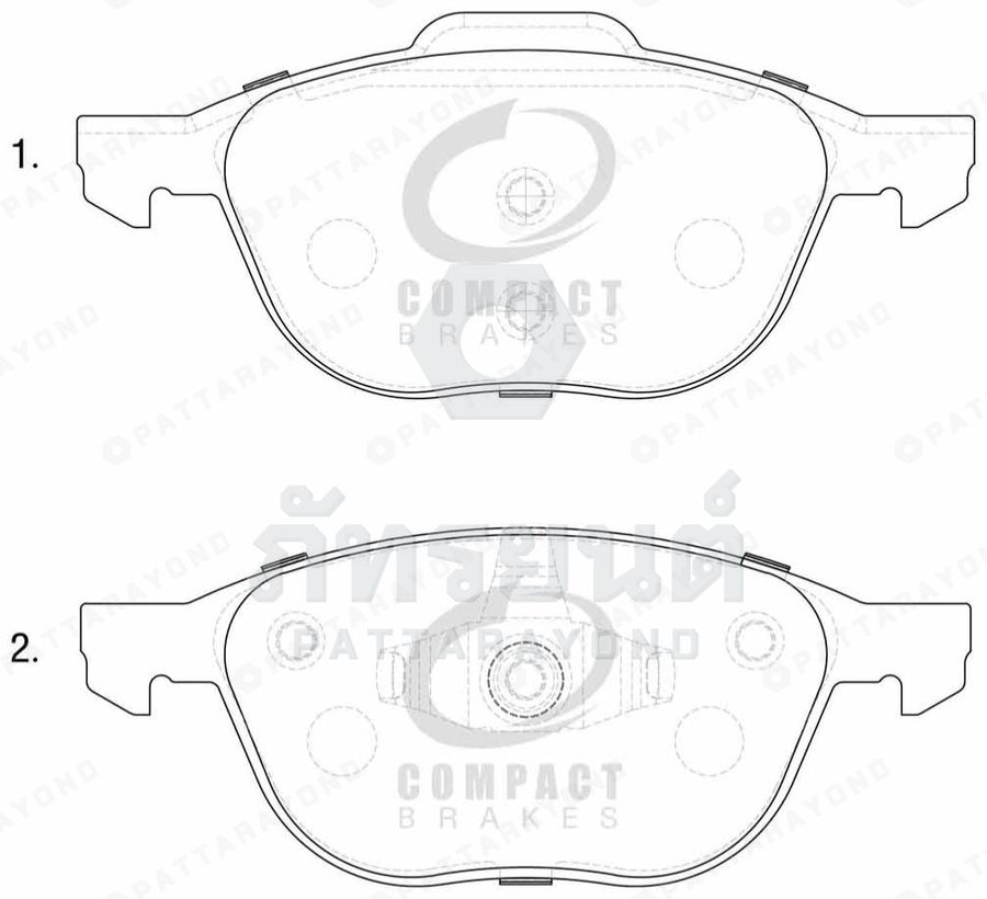 ผ้าดิสเบรค MAZDA MZ-3,FOCUS-F